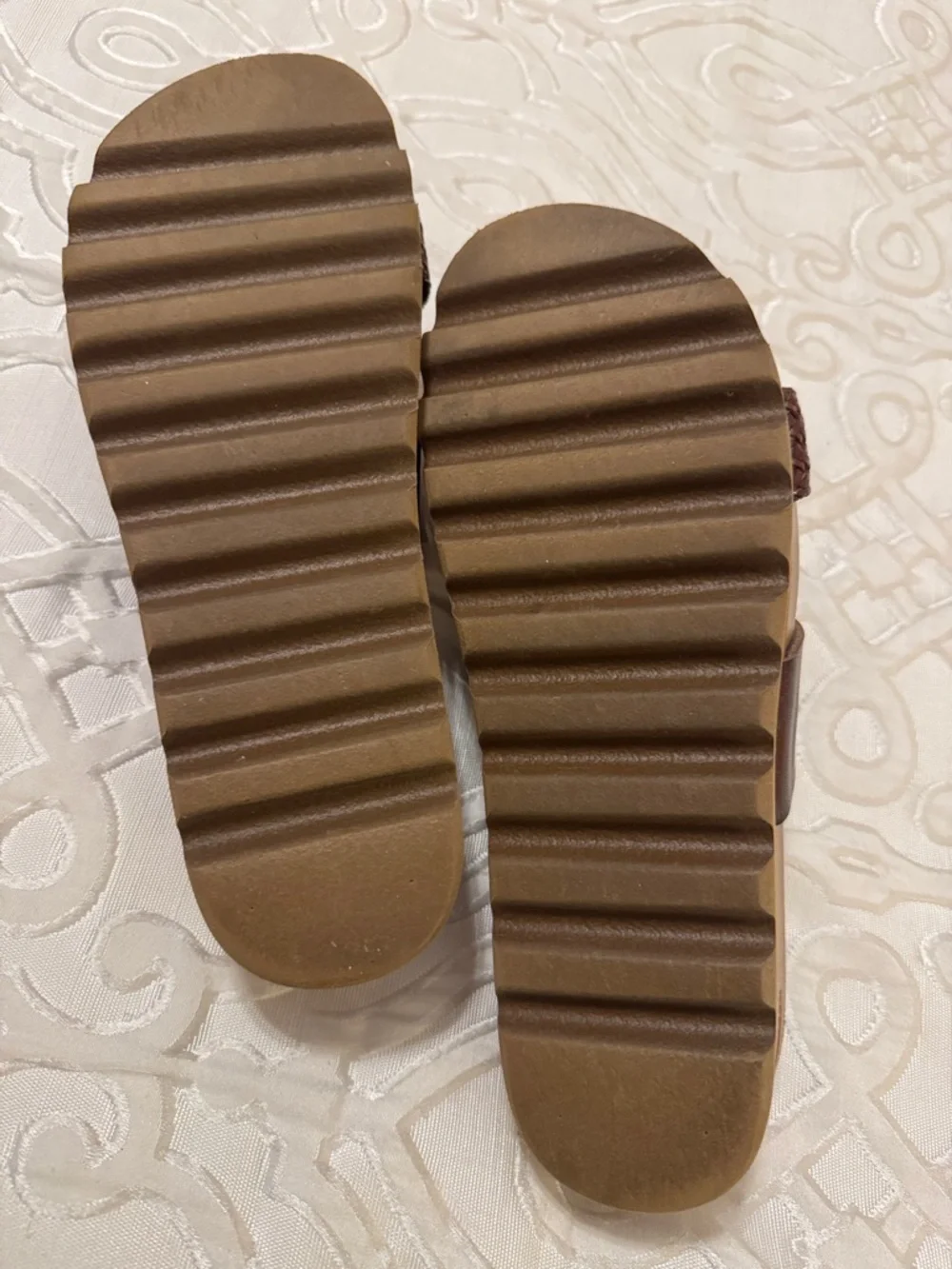 Reef Two-Strap Slide Sandals in Dark Brown - Picture 2 of 3